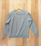 80'S GREY UNIVERSITY OF WISCONSIN VINTAGE SWEATSHIRT
