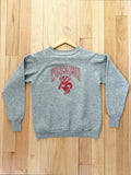 80'S GREY UNIVERSITY OF WISCONSIN VINTAGE SWEATSHIRT