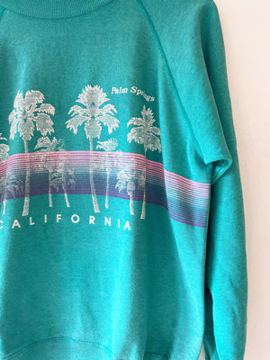 1980’s PALM SPRINGS CALIFORNIA RAGLAN VINTAGE SWEATSHIRT