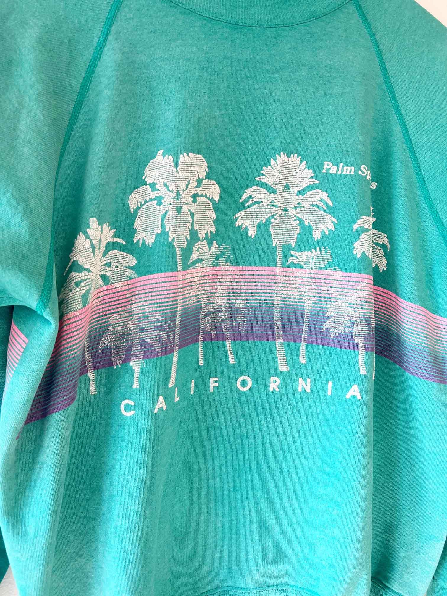 1980’s PALM SPRINGS CALIFORNIA RAGLAN VINTAGE SWEATSHIRT