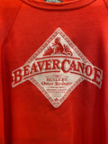 RED BEAVER CANOE OMER STRINGER 80’s VINTAGE SWEATSHIRT